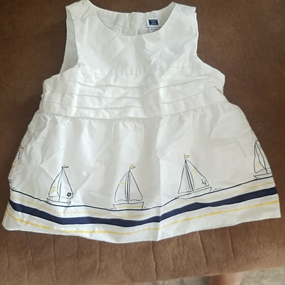 Janie and Jack sailboat tunic 18 to 24 months. Excellent condition